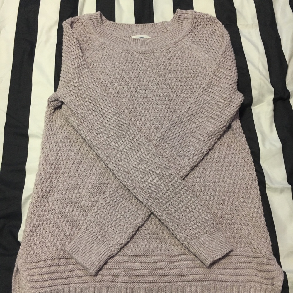 old navy lilac sweater